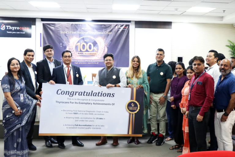 Thyrocare Units Benchmark as The First Nationwide Diagnostic Chain with 100% of its Labs with NABL Accreditation – Indian Categorical Day-to-day