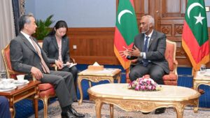 Then back-to-back delegations to Republic of India, Maldives hosts Chinese language FM Wang Yi