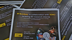 IIT Bombay & VDRO Foundation Unique Six-Hour Paid Analysis Internship Bridging Historical Knowledge and Fashionable Science – Republic of India Bulletin Are living