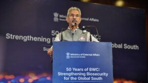Jaishankar warns of misuse of biological weapons by ‘non-state actors’, urges global cooperation